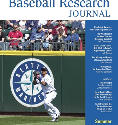 Baseball Research Journal, Summer 2010 (Vol. 39, No. 1)