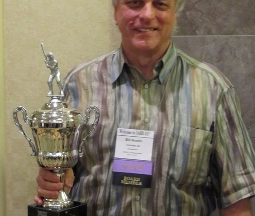 Bill Nowlin with Bob Davids Award - SABR 41