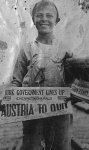 as a newsboy in 1918 at San Pedro Submarine Base.