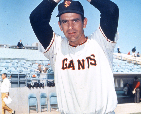 Gaylord Perry with the San Francisco Giants (SABR-Rucker Archive)