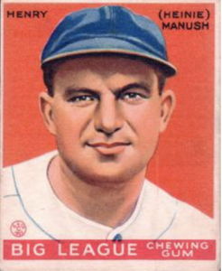 Heinie Manush (Trading Card Database)