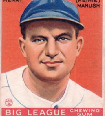 Heinie Manush (Trading Card Database)