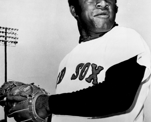 Luis Tiant with the Boston Red Sox (SABR-Rucker Archive)