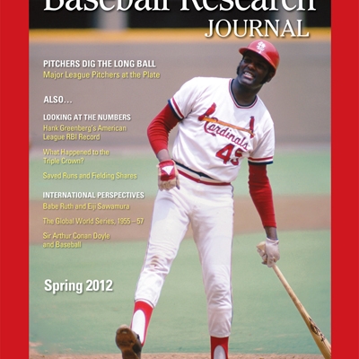 Baseball Research Journal, Spring 2012 (Vol. 41, No. 1)