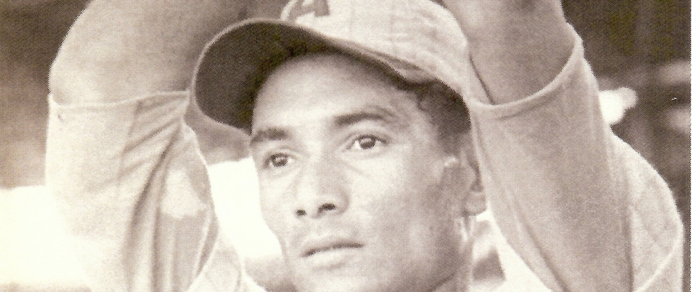 in the uniform of the 1968–69 National Series champion Azucareros ball club, three seasons after his miraculous three-game pitching string.
