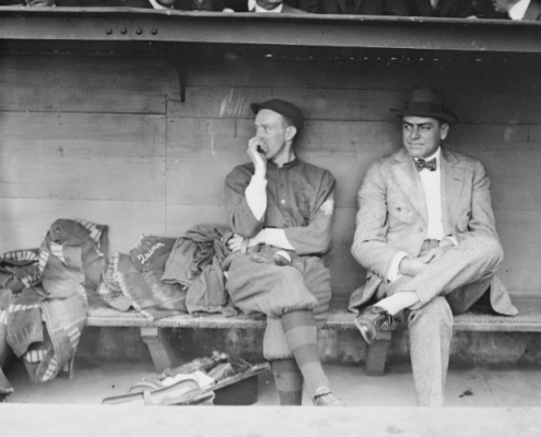 Hall of Fame second baseman Evers, left, and manager Stallings helped lead the 1914