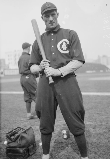 Chicago Cubs infielder was thought for many years to have won the 1912 NL Triple Crown. (LIBRARY OF CONGRESS)