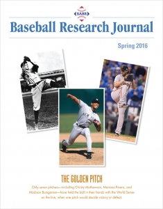 Baseball Research Journal, Spring 2016
