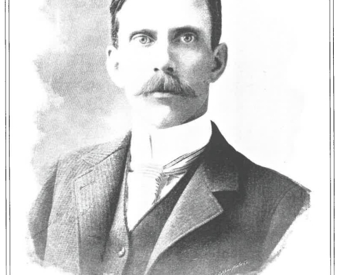 Bones Ely, 1898 (National Baseball Hall of Fame Library)