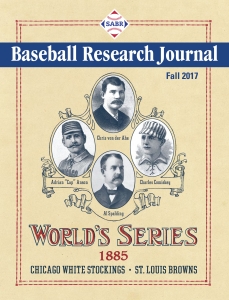 Baseball Research Journal, Fall 2017