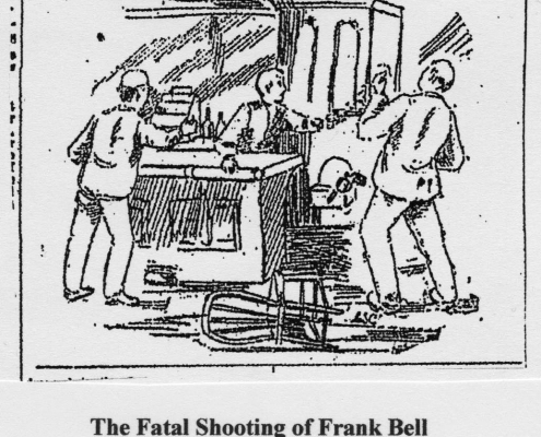 The fatal shooting of Frank Bell, Cincinnati Post, April 14, 1891