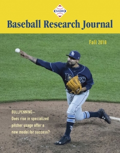 Baseball Research Journal, Fall 2018