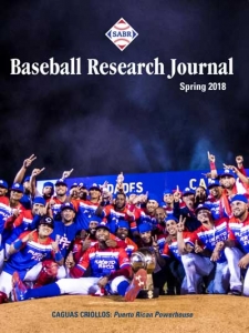 Baseball Research Journal, Spring 2018