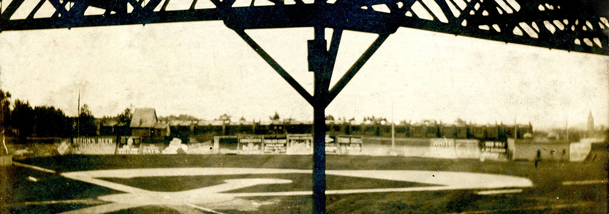 American League Park / Oriole Park (IV), July 18, 1907. Courtesy of David B. Stinson and Bernard McKenna.