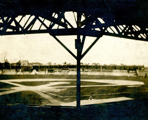 American League Park / Oriole Park (IV), July 18, 1907. Courtesy of David B. Stinson and Bernard McKenna.