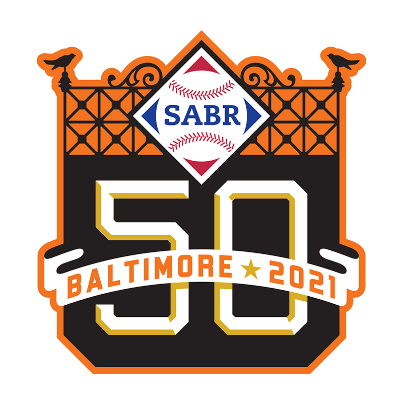 SABR 50 convention logo