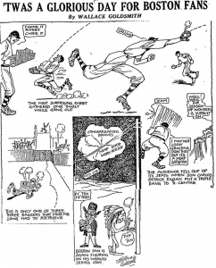 Boston Globe cartoon, September 20, 1916