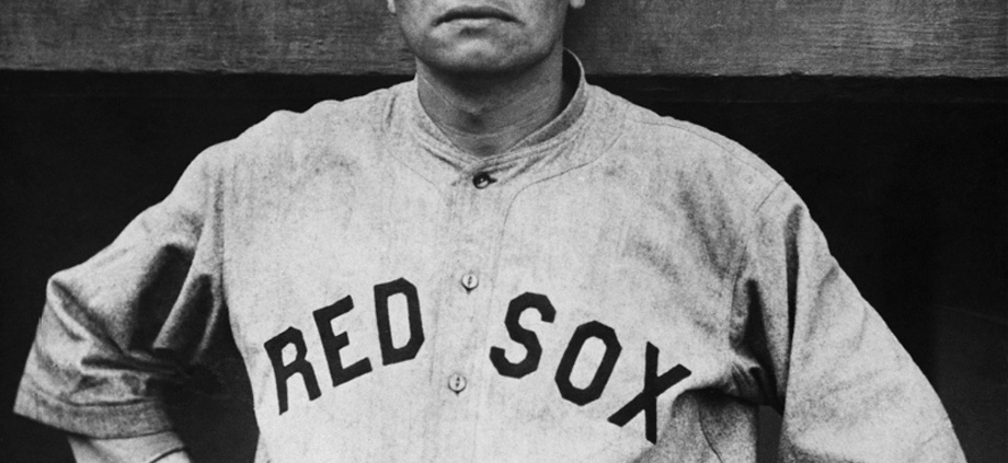 Babe Ruth with the Boston Red sox, circa 1917 (LIBRARY OF CONGRESS)