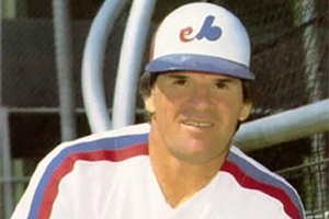 Pete Rose with the Montreal Expos (TRADING CARD DB)