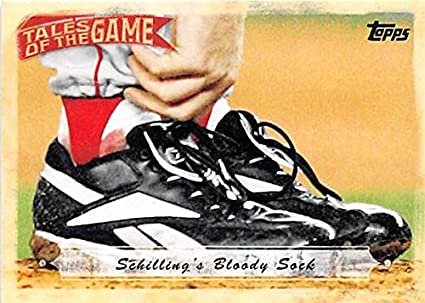Curt Schilling's bloody sock, Game 6, 2004 ALCS (THE TOPPS COMPANY)