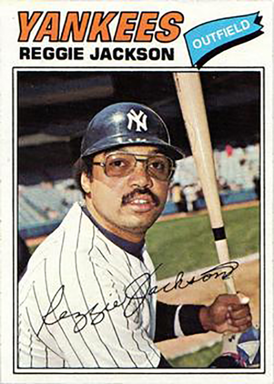 1977 Topps Burger King: Reggie Jackson