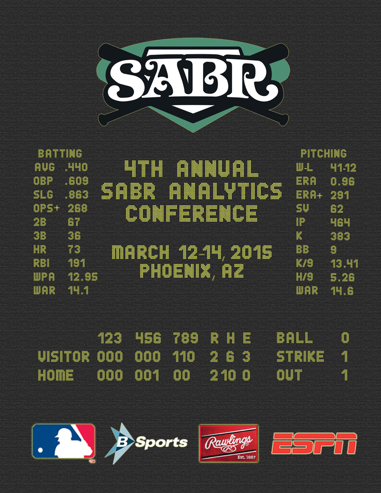 SABR Analytics Conference history Society for American Baseball Research