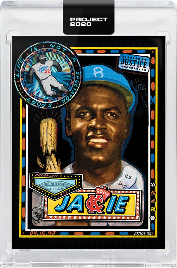 2020 Topps Project: Jackie Robinson by Efdot