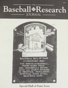 Baseball Research Journal #18 (1989)