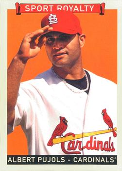 Albert Pujols led all major-league players in Wins Above Replacement at Baseball-Reference.com in 2008 (TRADING CARD DB)