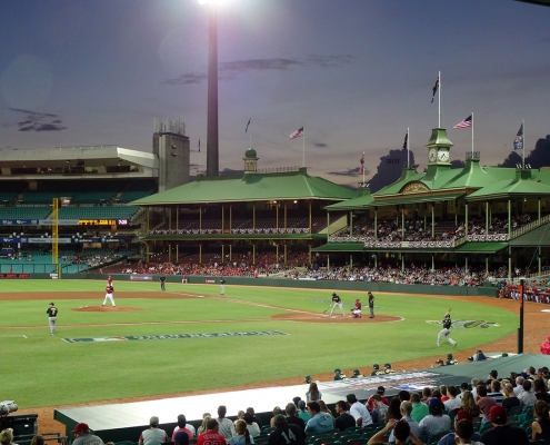 In 2014 major-league baseball returned to Australia and the Sydney Cricket Ground for the first time in 100 years with an exhibition game between Team Australia and the Arizona Diamondbacks on March 21, 2014 (ROBERT LAIDLAW)