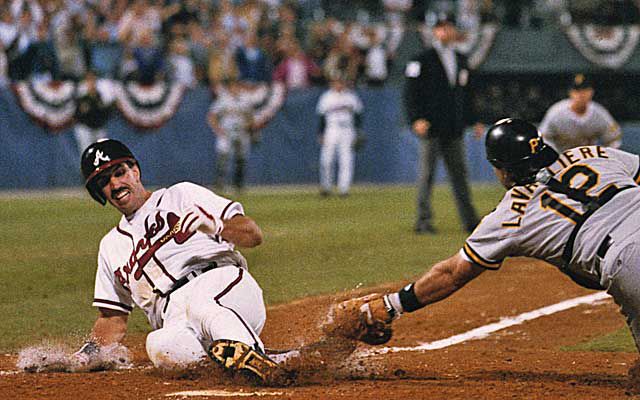 Sid Bream slides into home plate to win Game 7 of the 1992 NLCS (MLB.COM)