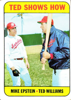 Mike Epstein and Ted Williams (THE TOPPS COMPANY)