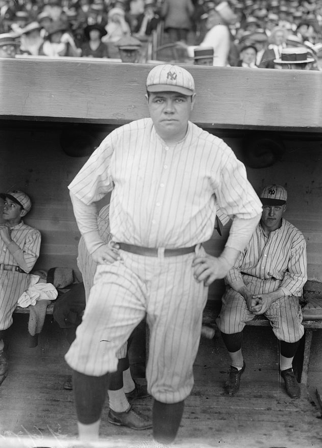 Babe Ruth in 1921 (LIBRARY OF CONGRESS)
