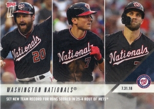 Washington Nationals set a new team record for runs in a 25-4 rout over the Mets (THE TOPPS COMPANY)