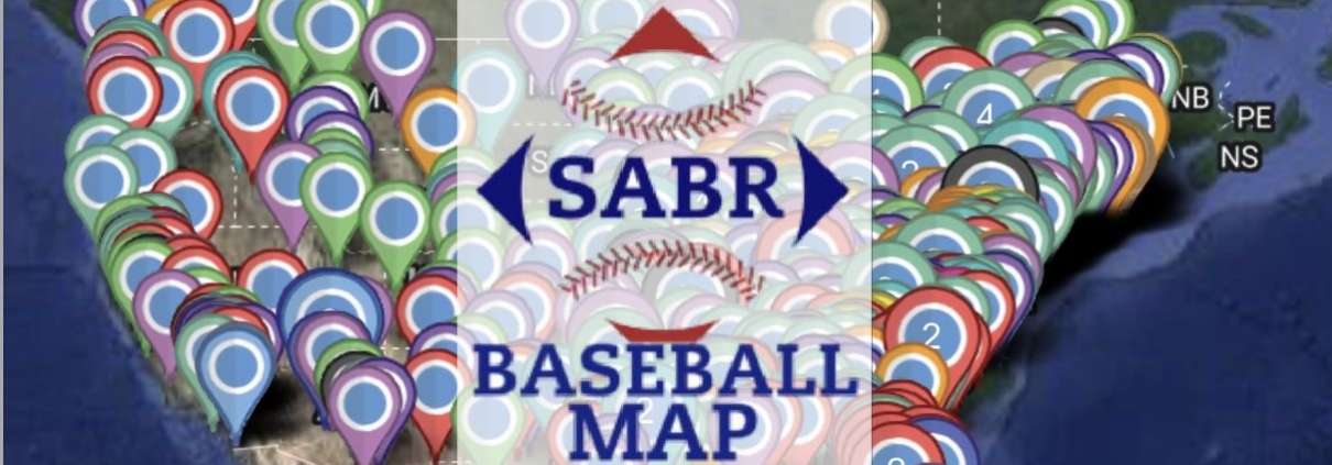 SABR Baseball Landmarks Map