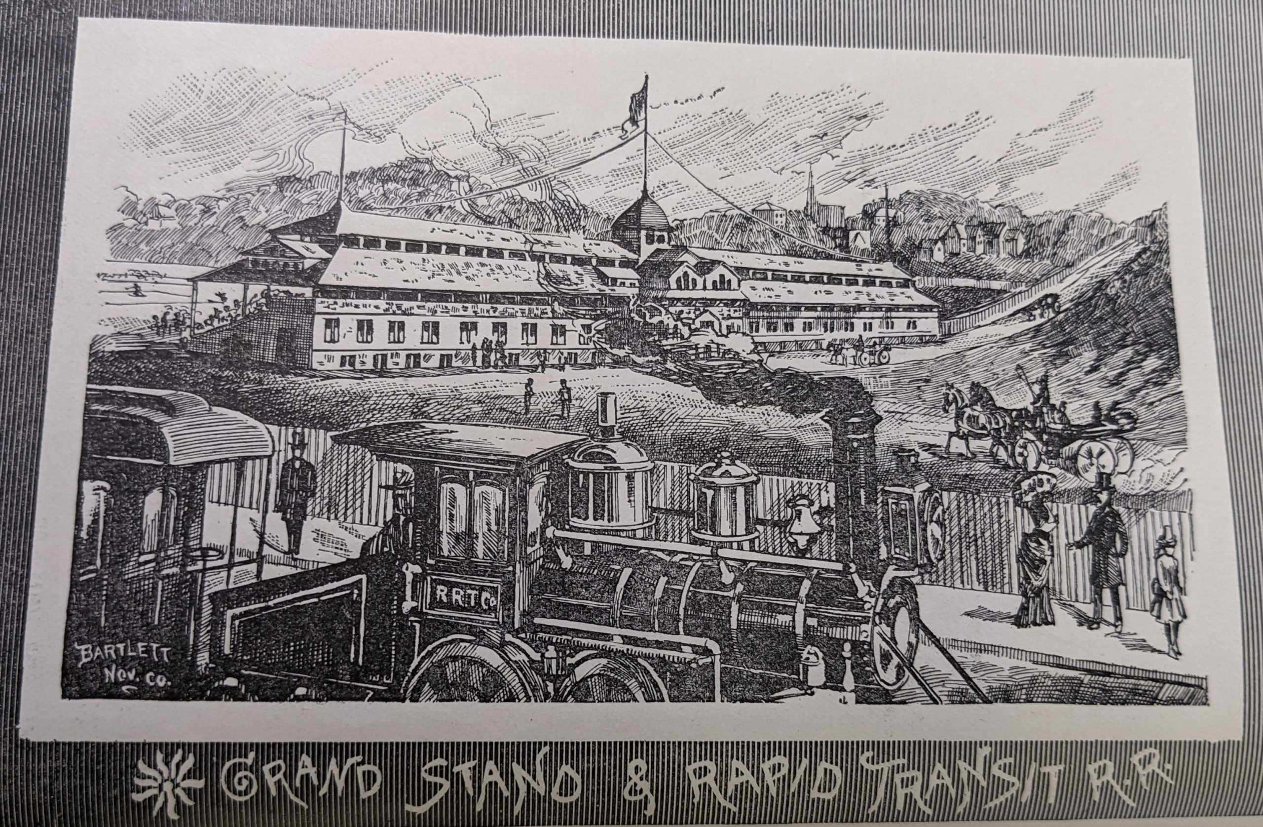 St. George Grounds grandstand, circa 1886 (Courtesy of Larry DeFillipo)