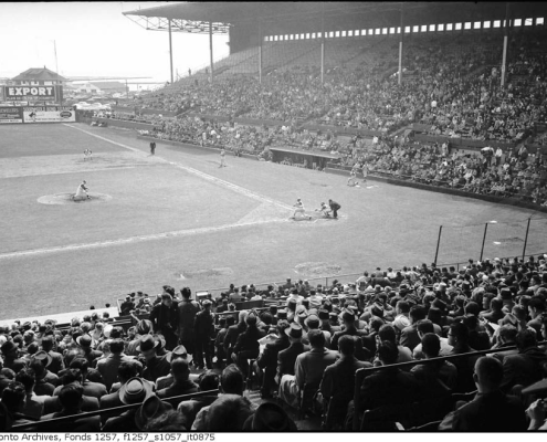Maple Leaf Stadium, circa 1961. (City of Toronto Archives)