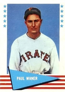 Paul Waner (TRADING CARD DB)