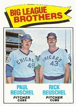 Rick and Paul Reuschel (TRADING CARD DB)