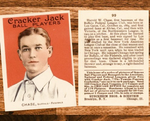 1915 Cracker Jack card Hal Chase (99).