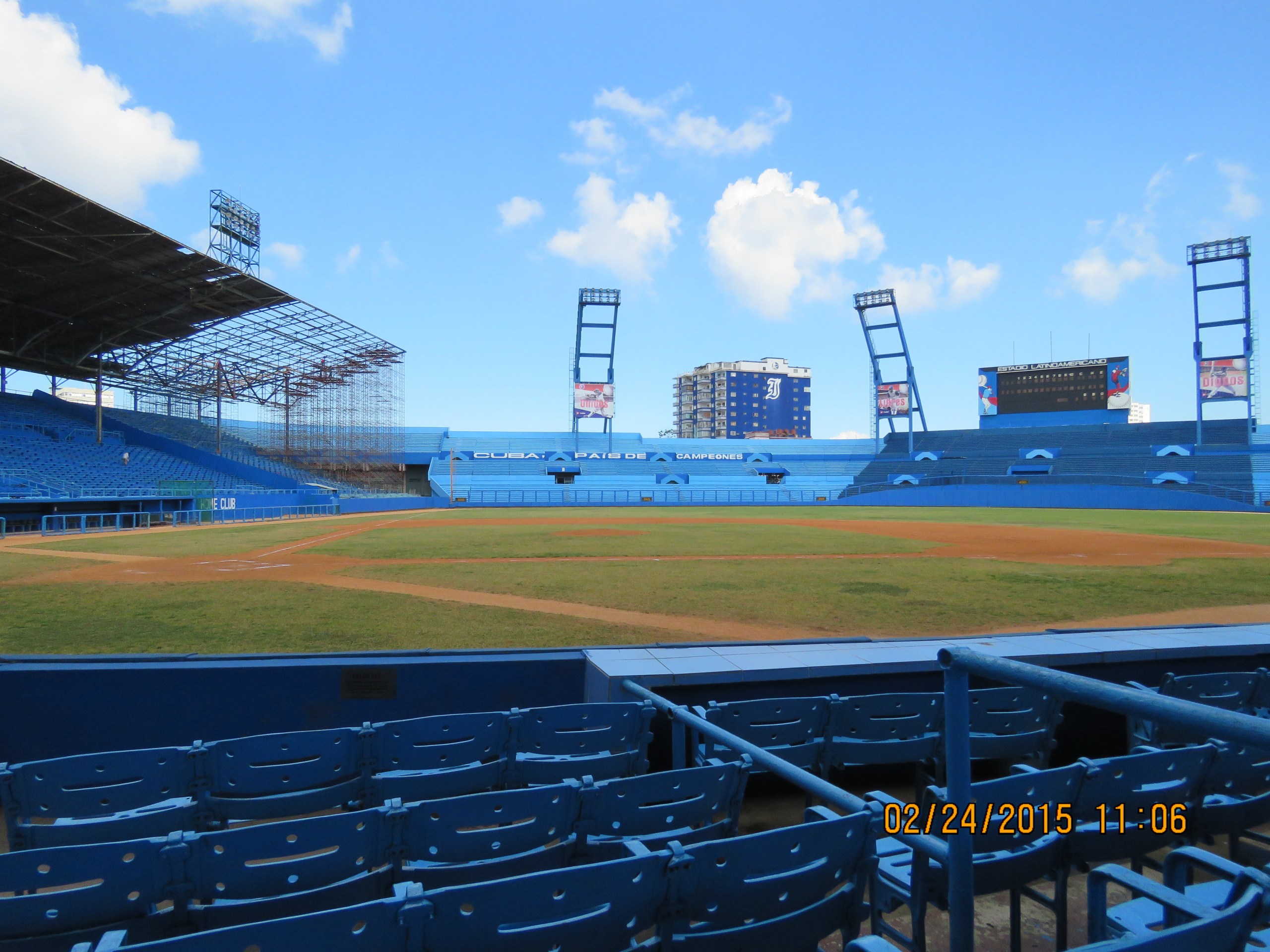 Estadio Latino Americano in Havna, Cuba (COURTESY OF DONALD PLAVNICK)