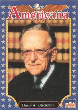 Supreme Court Justice Harry A. Blackmun in a 1992 Starline Americana trading card (TRADING CARD DB)