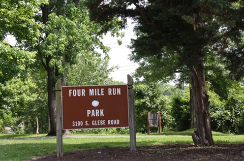 Entrance to Four Mile Run Park in Arlington, Virginia (City of Arlington)