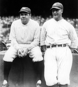 Babe Ruth and Lou Gehrig (National Baseball Hall of Fame Library)