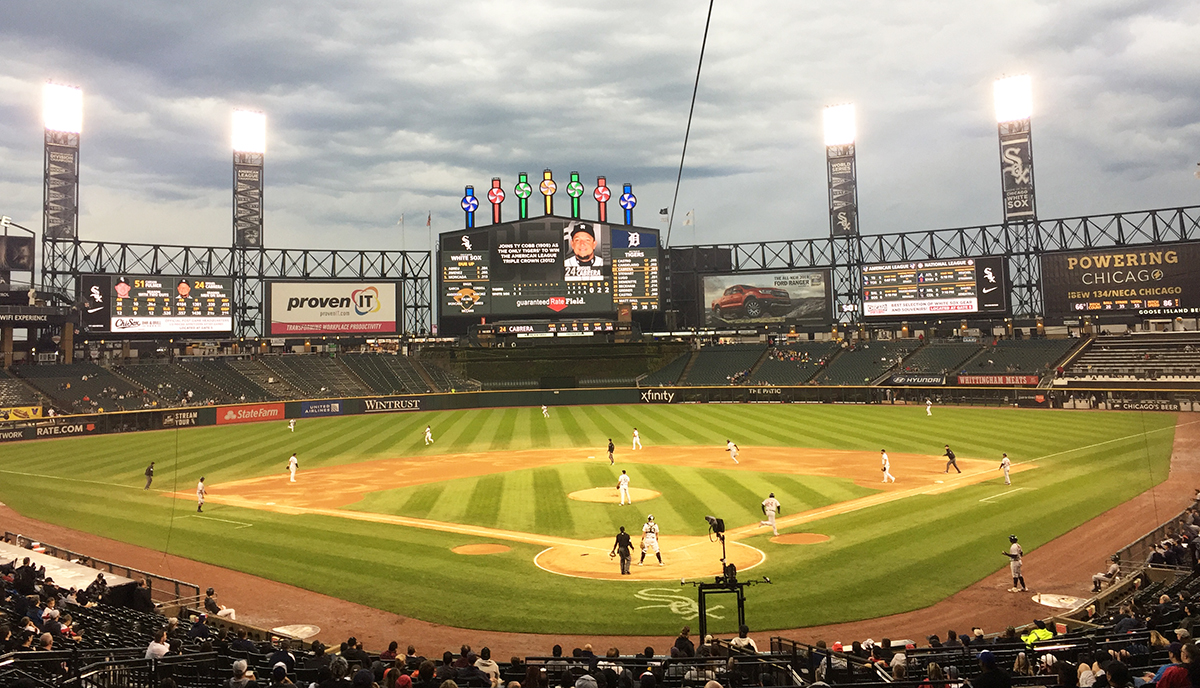 Guaranteed Rate Field, home of the Chicago White Sox (Photo: Jacob Pomrenke)