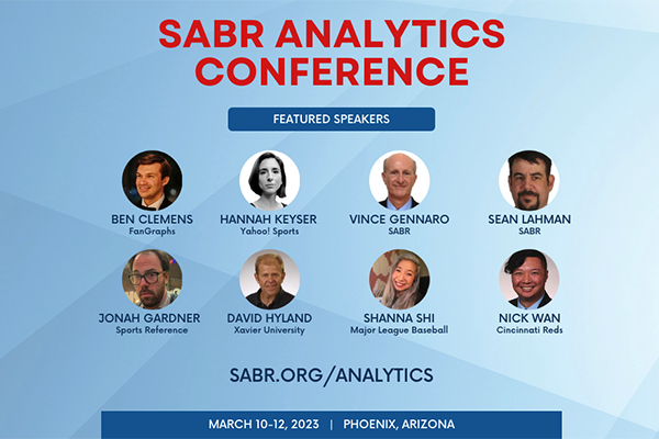 2023 SABR Analytics Conference featured speakers