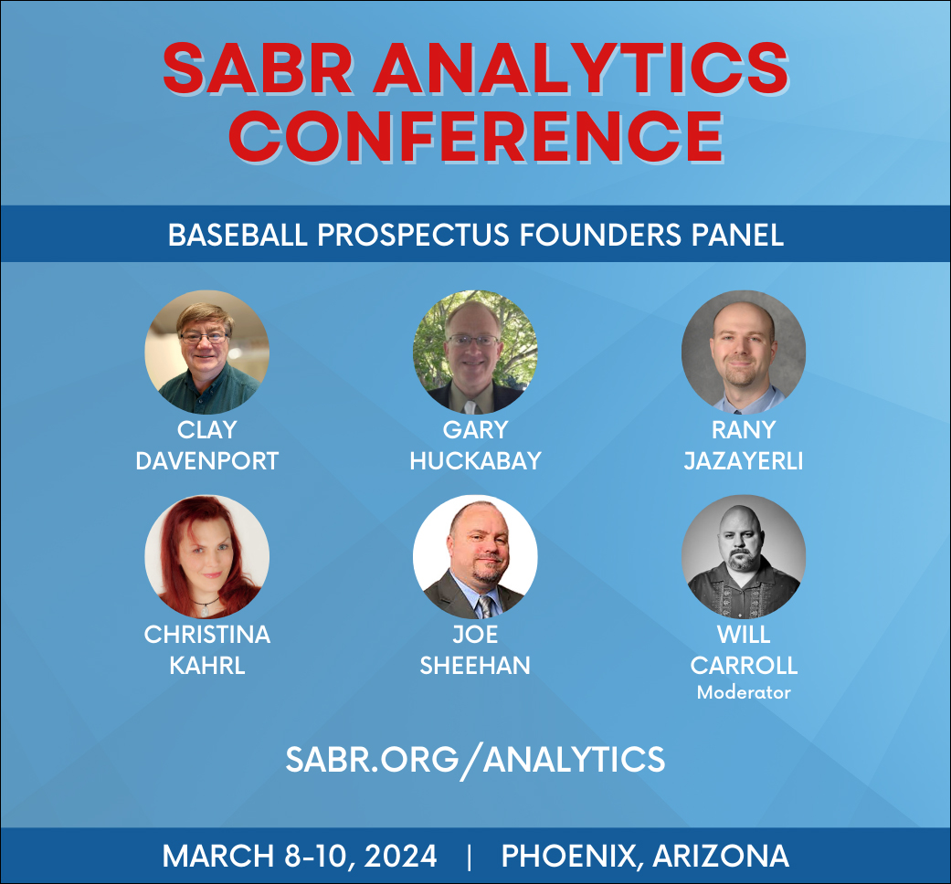 2024 SABR Analytics: Baseball Prospectus Founders Panel