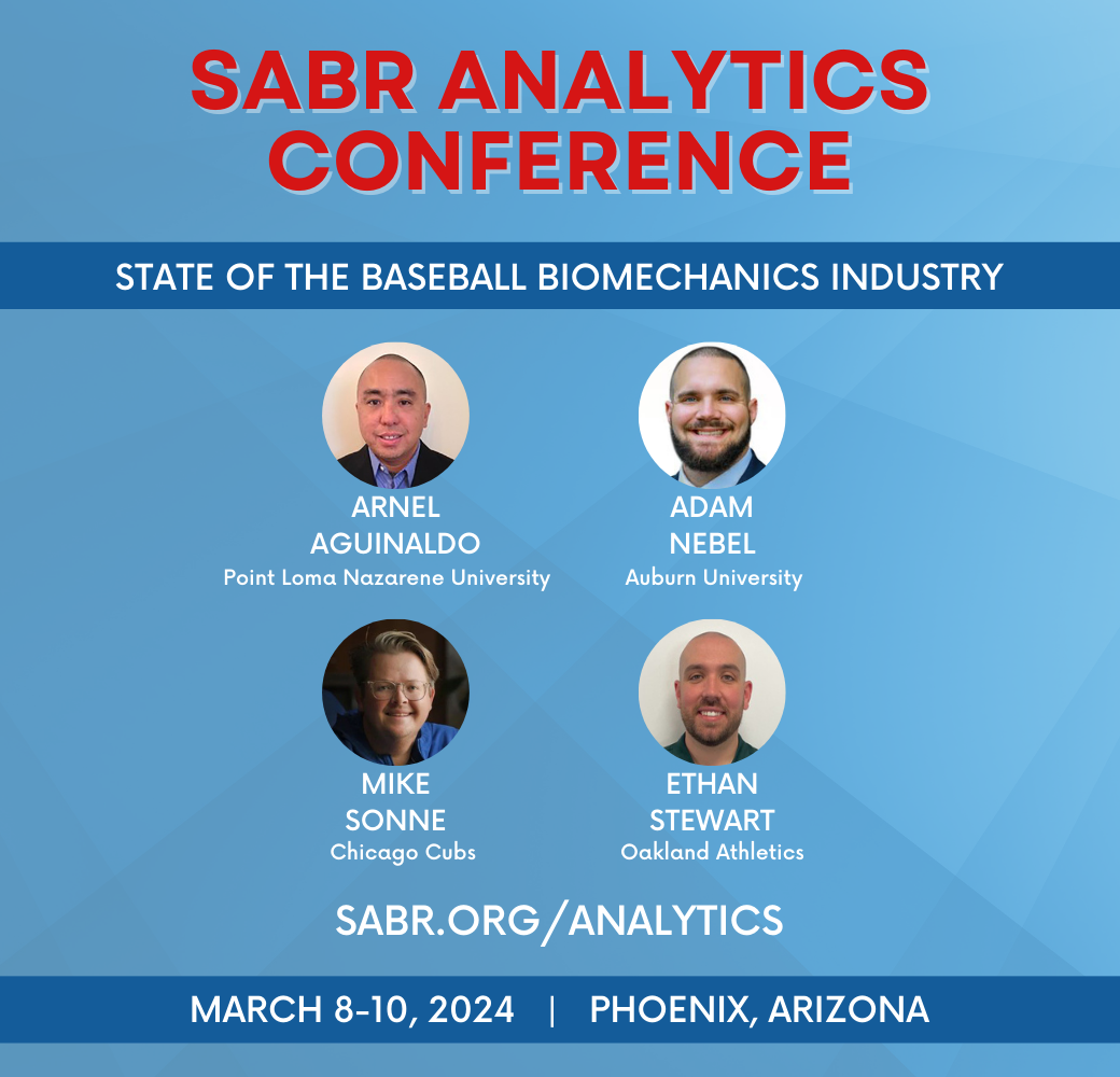 2024 SABR Analytics: Biomechanics Panel