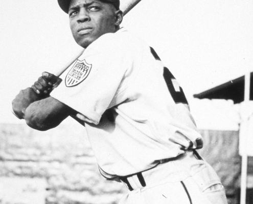 Willie Mays with the Minneapolis Millers in 1951 (SABR-Rucker Archive)