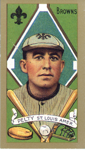 Barney Pelty pitched for the St. Louis Browns 1903–12. (SABR-Rucker Archive)